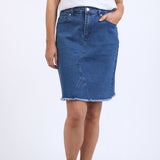 Foxwood | Belle Skirt - Mid Blue