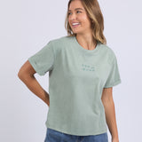 Foxwood | Huntleigh Oversized Tee - Iceberg Green