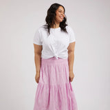Elm | Knot S/S Tee - White