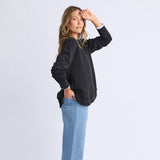 Foxwood | Simplified Crew - Black On Black