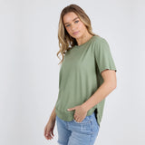 Foxwood | Farrah Short Sleeve Tee - Fern Green