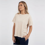 Foxwood | Huntleigh Oversized Tee - Oat