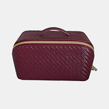 Tonic | Herringbone Beauty Bag Medium - Plum