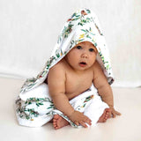 Snuggle Hunny | Organic Hooded Baby Towel - Eucalypt