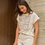 Stella + Gemma | Cuff Tee Clay - Tuscan Tile