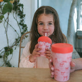 Chino Club | Mini Smoothie Cup & Straw 200ml - Bows
