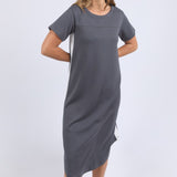 Foxwood | Seattle Dress - Charcoal
