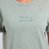 Foxwood | Huntleigh Oversized Tee - Iceberg Green