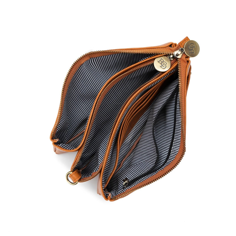 Black Caviar Designs | Millie Crossbody Bag - Tan
