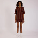 Hommey | Sleep T-Shirt - Mahogany