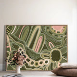 Burbang - Canvas Art Print - 90x120cm