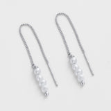 Zafino | Scarlette Thread Earring - Silver
