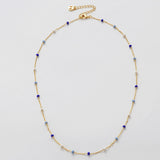 Zafino | Charlotte Necklace - Gold/Blue
