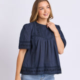 Foxwood | Juna Top - Dark Sapphire