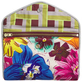 Sage x Clare | Ines Silk Pouch - Porcelain