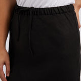 Foxwood | Montrose Skirt - Black Linen