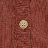 Toshi | Organic Cardigan Remy - Red Gum