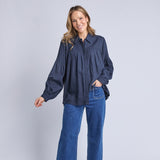 Elm | Sky Shirt - Midnight Navy