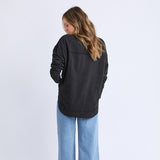 Foxwood | Simplified Crew - Black On Black