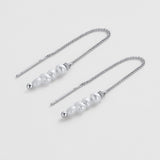 Zafino | Scarlette Thread Earring - Silver