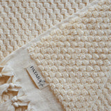 Pearl Turkish Cotton Hand Towel - Natural