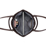 Black Caviar Designs | Lexington 3pc Woven Handbag Tote - Cocoa