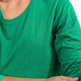 Elm | Everyday Long Sleeve Tee - Pine Green