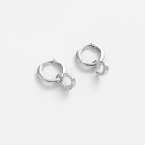 Zafino | Lucky Hoop Earring - Silver