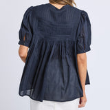 Elm | Monty SS Shirt - Navy