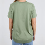 Foxwood | Farrah Short Sleeve Tee - Fern Green