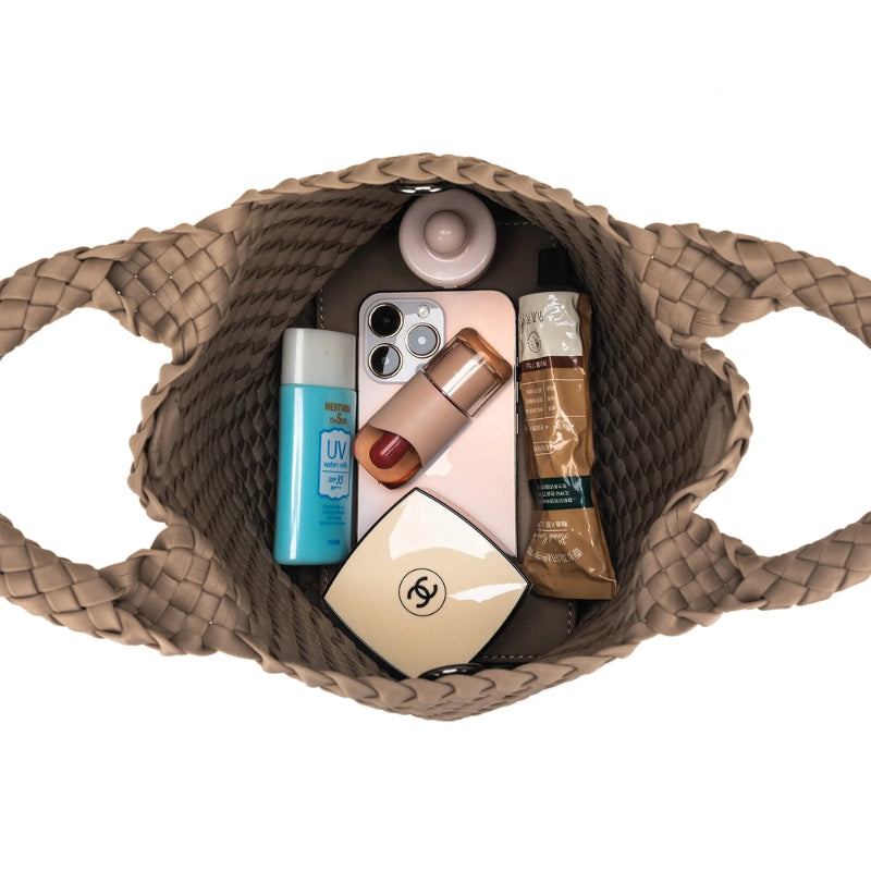 Black Caviar Designs | Riviera 2pc Tote - Taupe