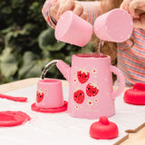 Tiger Tribe | Silicone Tea Set - Strawberry Patch