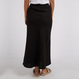 Foxwood | Montrose Skirt - Black Linen