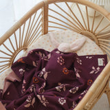 Fox & Fallow | Luxe Knitted Blanket - Sweet Plum