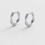 Zafino | June Huggie - Silver