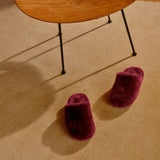 Hommey | Sheepskin Slippers - Wine