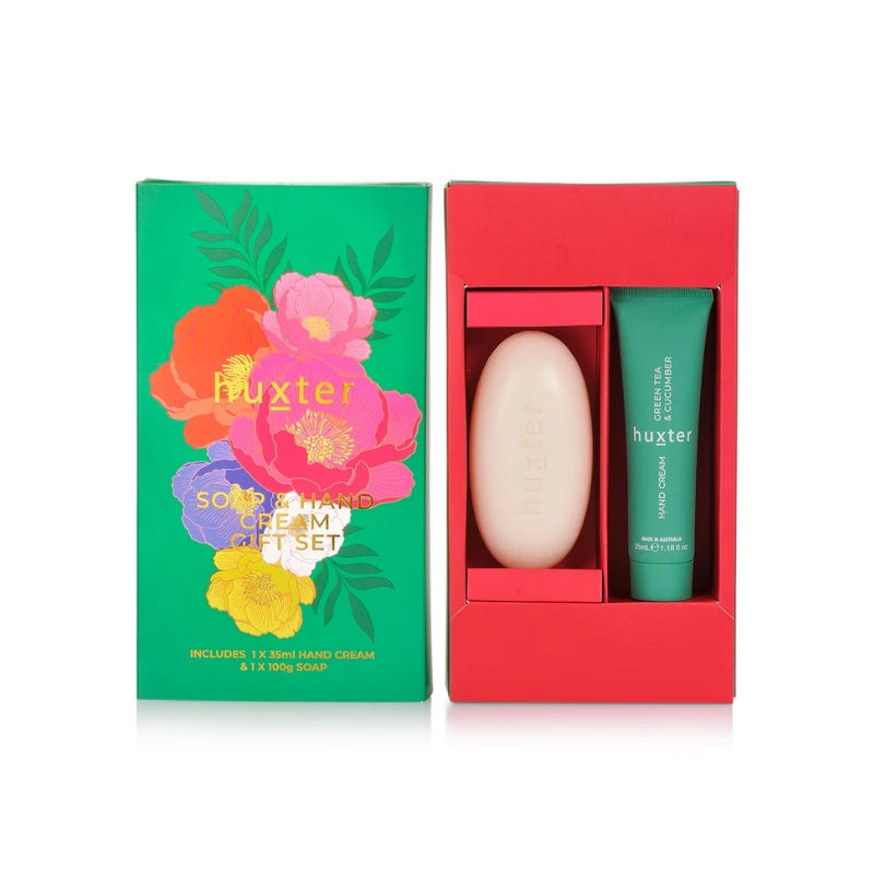 Huxter | Soap & Hand Cream Gift Box - Green Tea & Cucumber