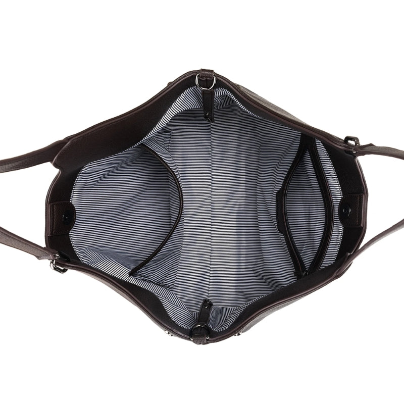 Black Caviar Designs | Rebecca 3pc Handbag - Cocoa