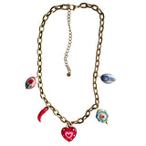 Charm Necklace 18k Gold Plated - Heart