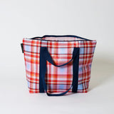 Project Ten | Zip Medium Tote - Tartan