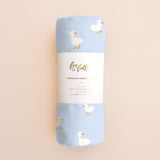 Fox & Fallow | Muslin Wrap - Blue Ducks