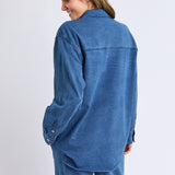 Elm | Valerie Shacket - Blue Denim Look