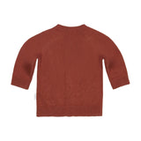 Toshi | Organic Cardigan Remy - Red Gum