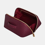 Tonic | Herringbone Beauty Bag Medium - Plum