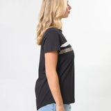 Stella + Gemma | Classic Tee - Black True Icon Stripe