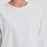 Tirelli | Weekend Art Print Sweat - White/White