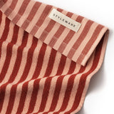 Styleware | Between The Lines Tea Towel - Red Velvet