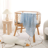 Fox & Fallow | Muslin Wrap - Blue Ducks