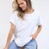 Foxwood | Allison Tee - White