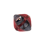 Black Caviar Designs | Bessette 2pc Woven Suedette Handbag - Burgundy